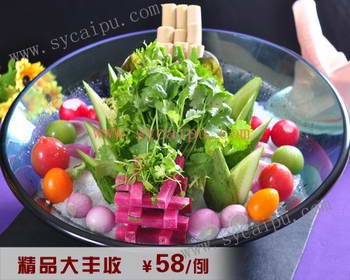 碧海渔港精品大丰收菜谱摄影